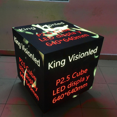 4k磁石が付いているRubikの立方体を広告する屋内導かれたビデオ壁パネルP2.5