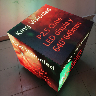 4k磁石が付いているRubikの立方体を広告する屋内導かれたビデオ壁パネルP2.5