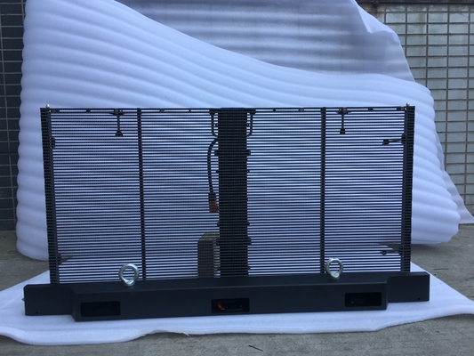 ガラス壁LEDのカーテン スクリーンの働く温度-10~40℃の容易な設置表示