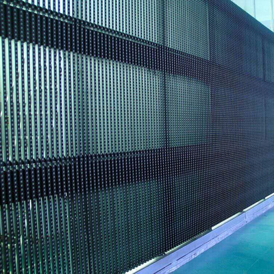 透明なガラス導かれたスクリーンの壁のカーテンの窓優秀なIC P3.9 P7.8mm