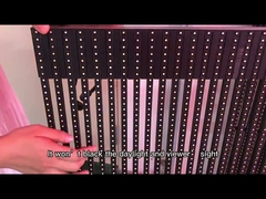 Glass Window Transparent LED Display Screen Banner Outdoor Mesh