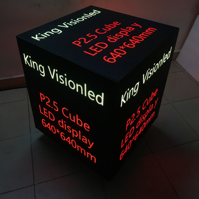 Kingvisionled注文LEDの立方体の表示スペシャルはステレオの完全な角度を形づけた