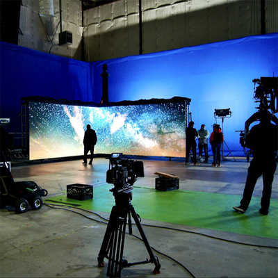Vfx Vpの事実上の生産映画スタジオの壁のImmersive LEDスクリーン7680hz Hd P2.6