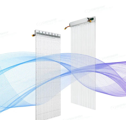 屋内透明な付着力の極度の細いLEDスクリーン表示P10適用範囲が広い導かれた壁パネル