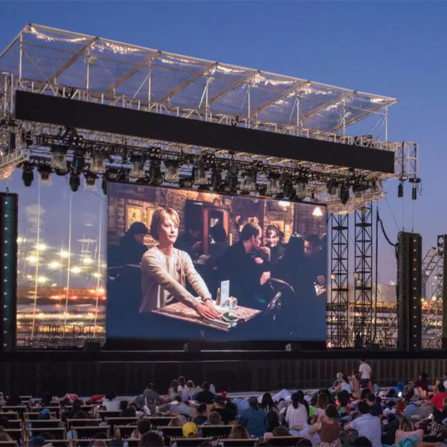 フル カラーの屋外のLED表示映画広告板P3.91 500*1000 Mm
