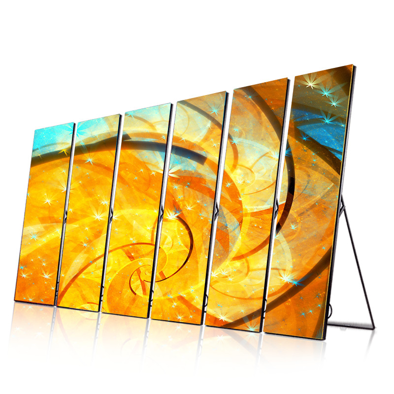 55インチのショッピング モールのための屋内デジタル表記および表示LEDスクリーン ポスターP2移動式Pantalla